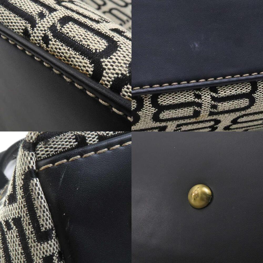 Balenciaga Monogram Tote Bag black white canvas - Picture 4 of 4